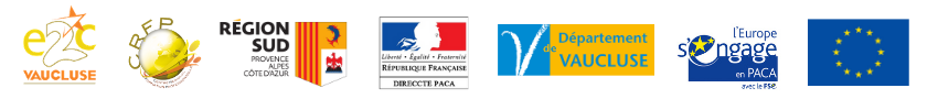 E2C Vaucluse - bandeau logos