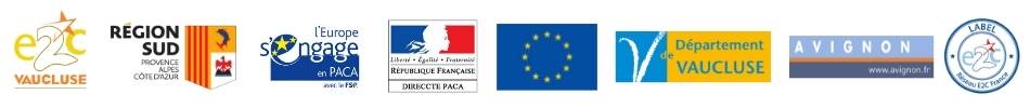 E2C Vaucluse - bandeau logos