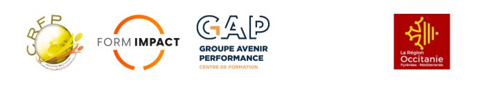 Bandeau logos crfp form impact groupe avenir performance